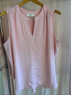 Zenana Outfitters Light Pink Sleeveless V-Neck Camisole